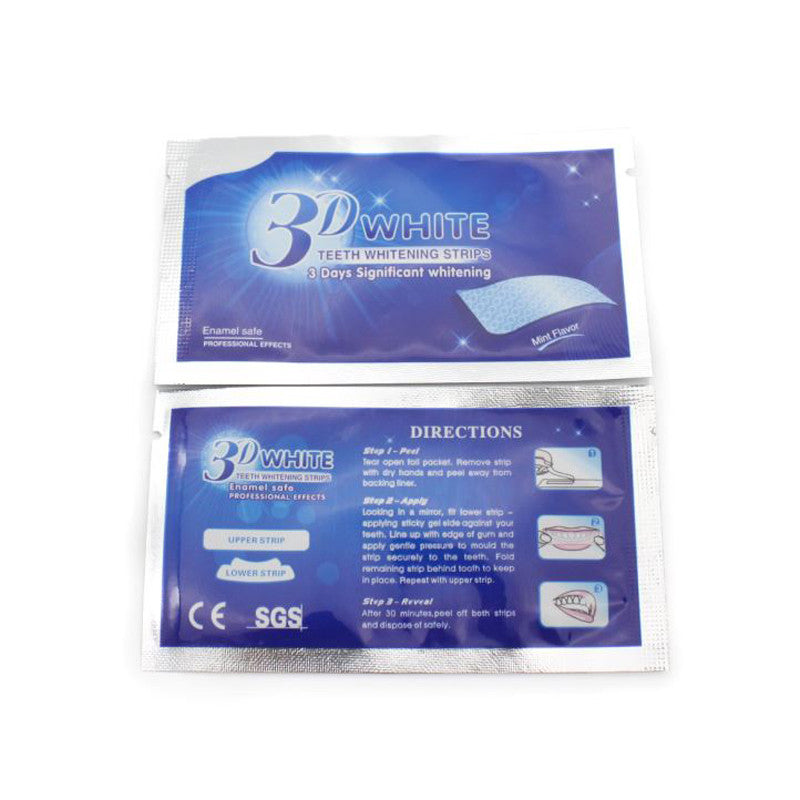 3D White Gel Teeth Whitening Strips