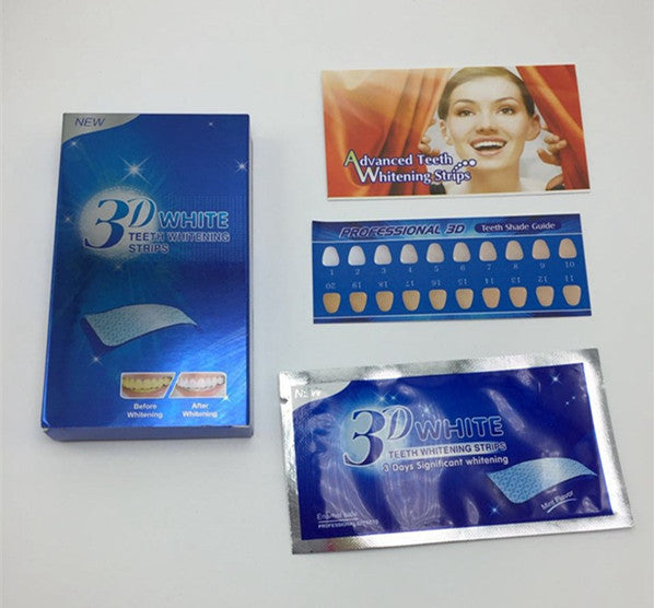 3D White Gel Teeth Whitening Strips