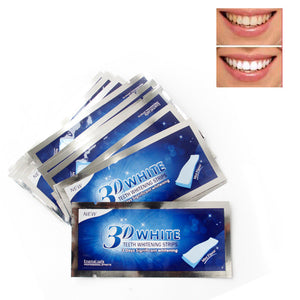 3D White Gel Teeth Whitening Strips