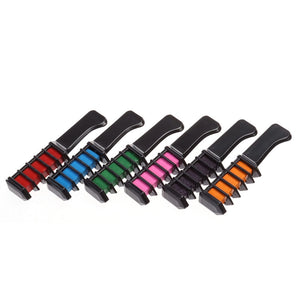 Instant Hair Chalk Comb [6 pieces]