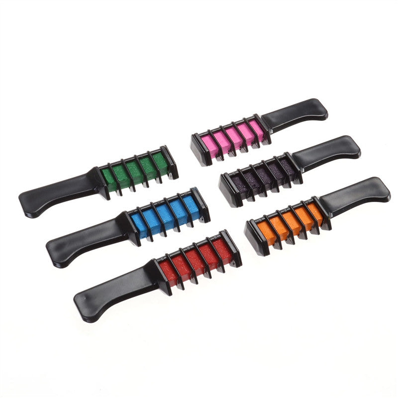 Instant Hair Chalk Comb [6 pieces]