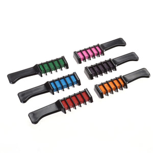 Instant Hair Chalk Comb [6 pieces]
